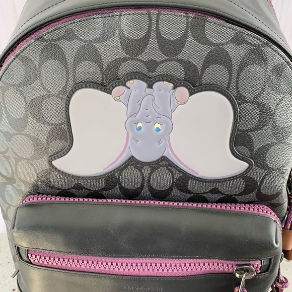 NWT Disney X Coach West Backpack With Dumbo - Picture 4 of 13